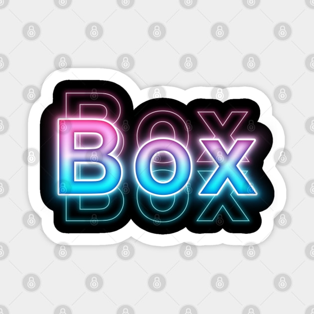 Box Sticker by Sanzida Design